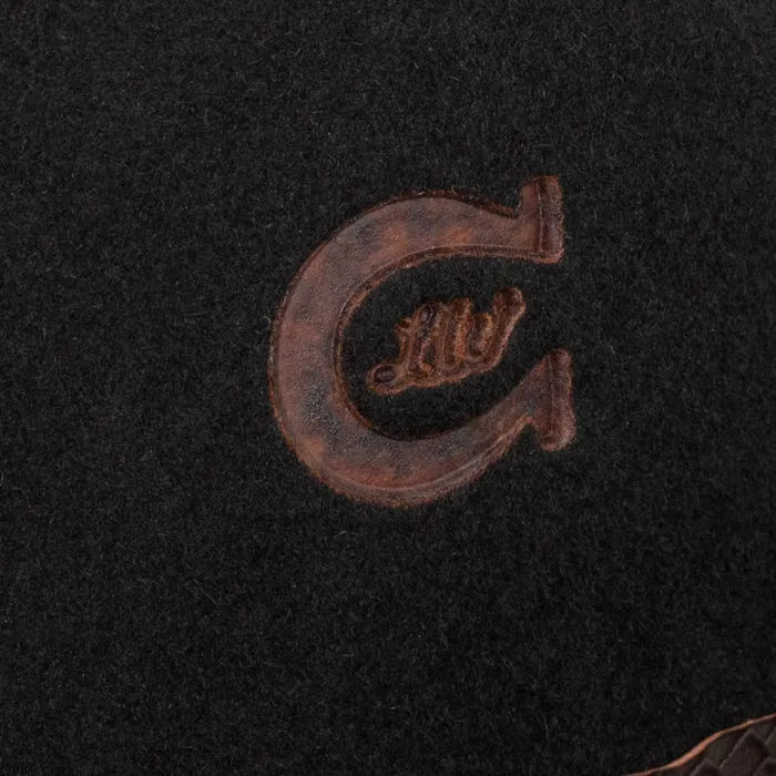 C1HXLW LAINEY WILSON X CHARLIE 1 HORSE BLACK SADDLE UP FELT HAT Rings