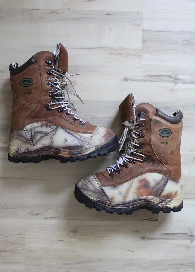 Cabelas Earrings Cabelas DryPlus Camo Work Boots Size 12D
