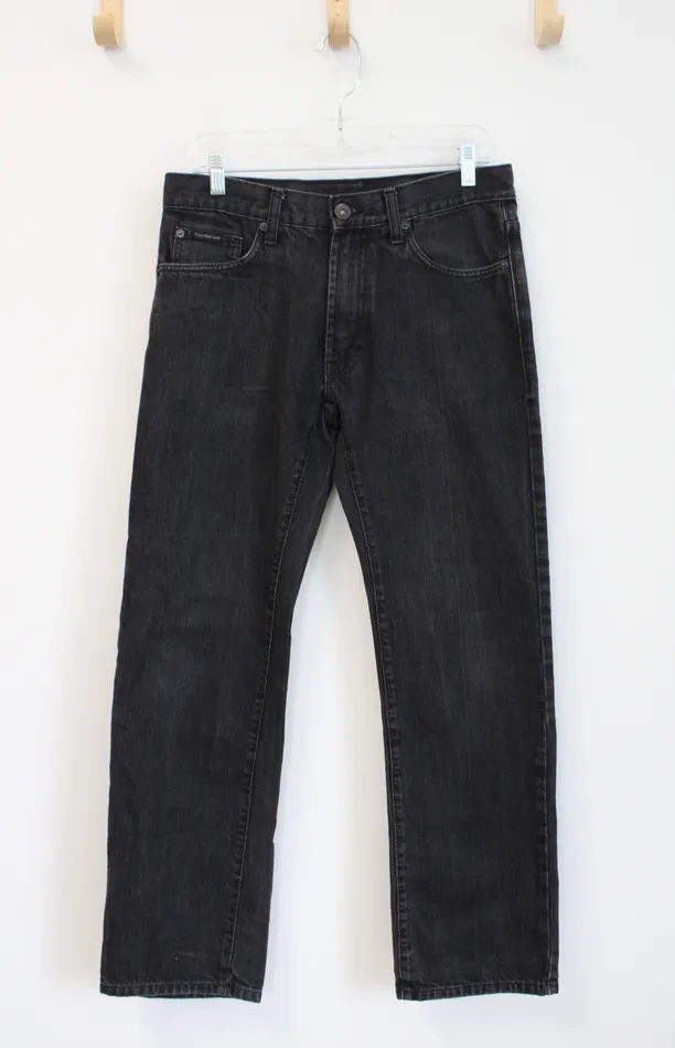 Calvin Klein Jeans Calvin Klein Jeans Black Straight Cut Jeans 30 Rings