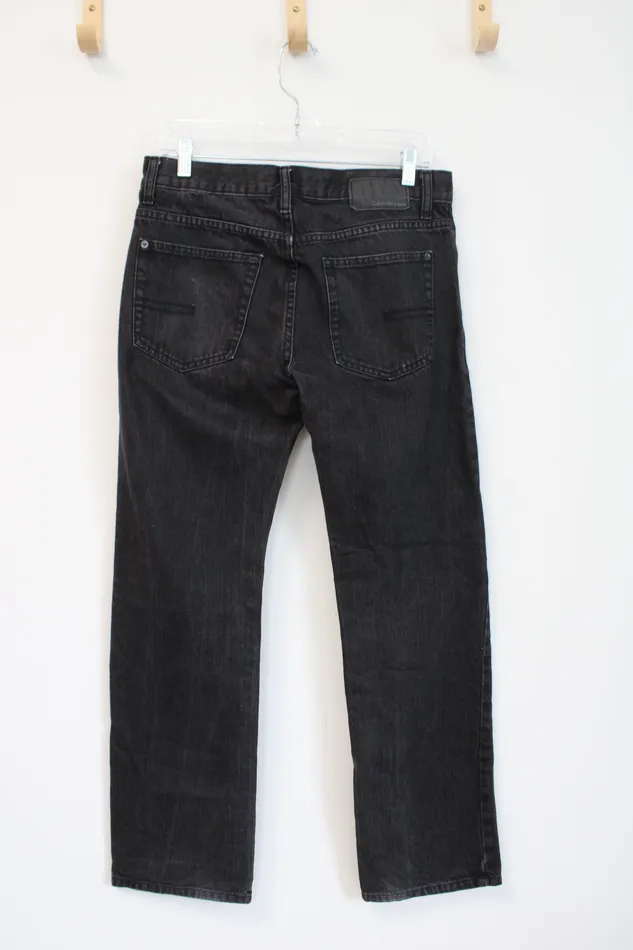 Calvin Klein Jeans Calvin Klein Jeans Black Straight Cut Jeans 30 Rings