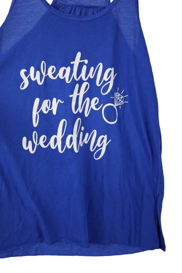 Canvas Rings Sweating For The Wedding Tank M