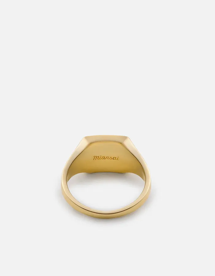 Cardinal Ring wEnamel Gold Vermeil Miansai Rings Cardinal Ring wEnamel Gold Vermeil Miansai Rings
