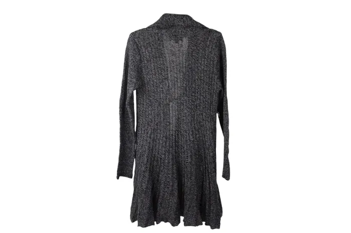 Carolyn Taylor Gray Knit Cardigan L Carolyn Taylor Earrings
