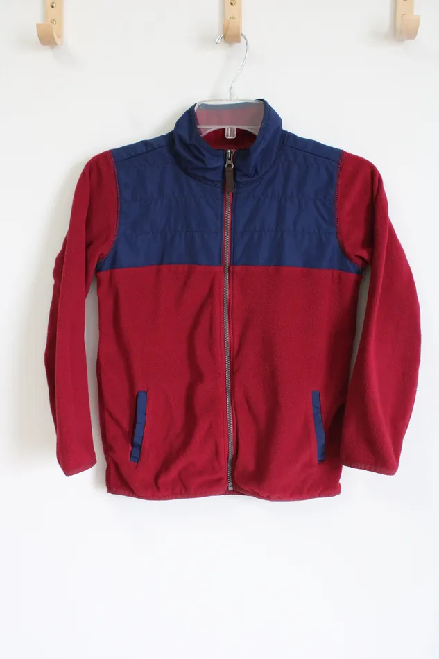 Carters Red Blue Fleece Zip Up Jacket 10 Carters Rings