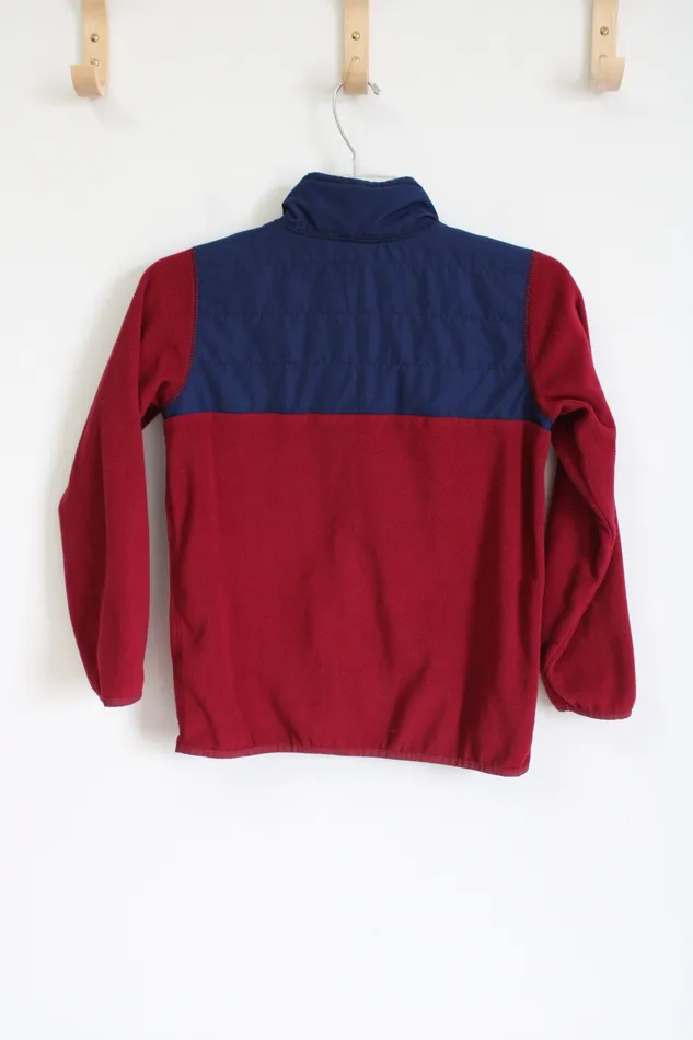 Carters Red Blue Fleece Zip Up Jacket 10 Carters Rings