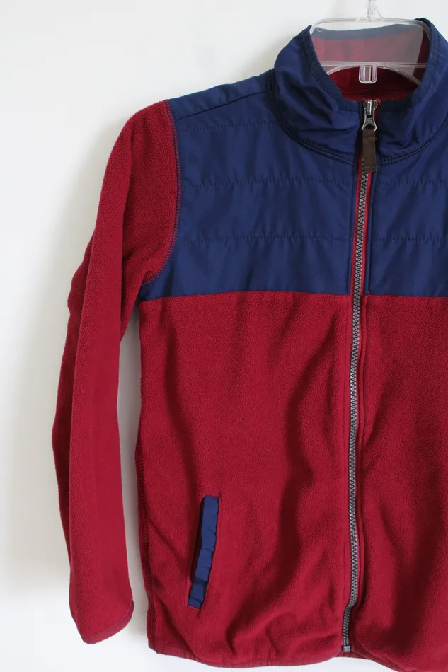 Carters Red Blue Fleece Zip Up Jacket 10 Carters Rings