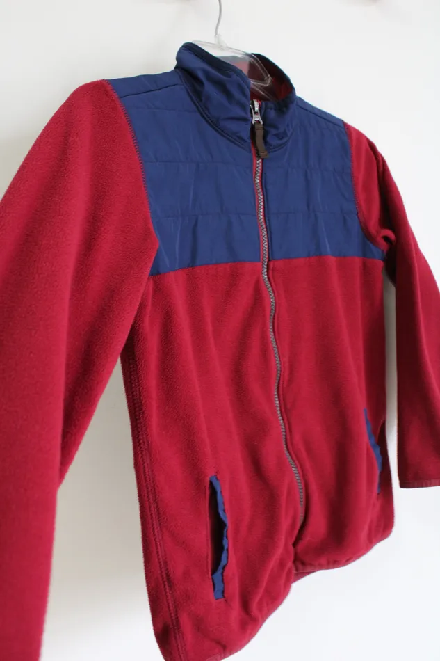 Carters Red Blue Fleece Zip Up Jacket 10 Carters Rings