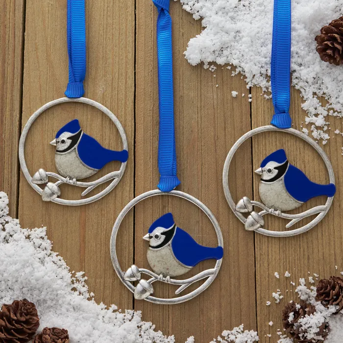 Chadds Ford Jewelry Rings Blue Jay Branch Ornament Gift Set