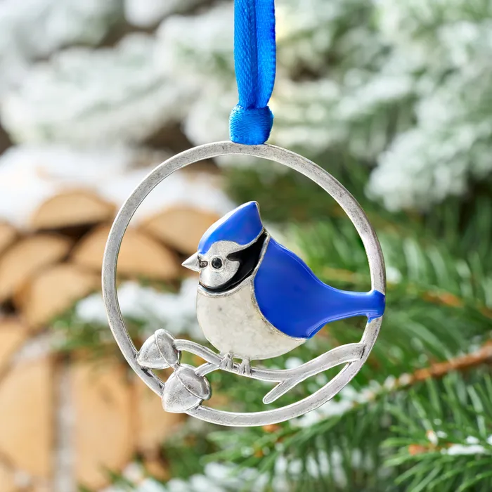 Chadds Ford Jewelry Rings Blue Jay Branch Ornament Gift Set