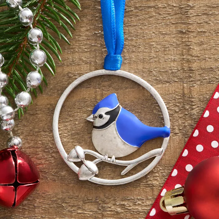 Chadds Ford Jewelry Rings Blue Jay Branch Ornament Gift Set