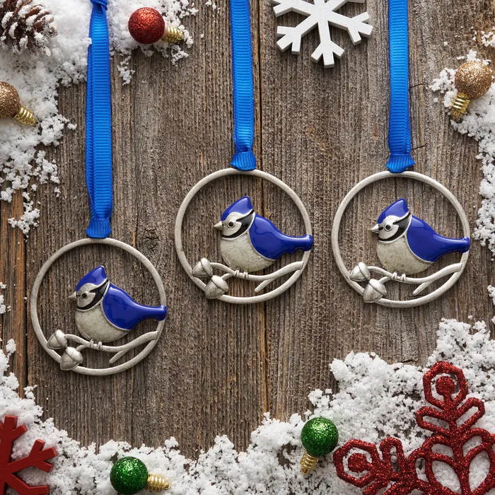 Chadds Ford Jewelry Rings Blue Jay Branch Ornament Gift Set