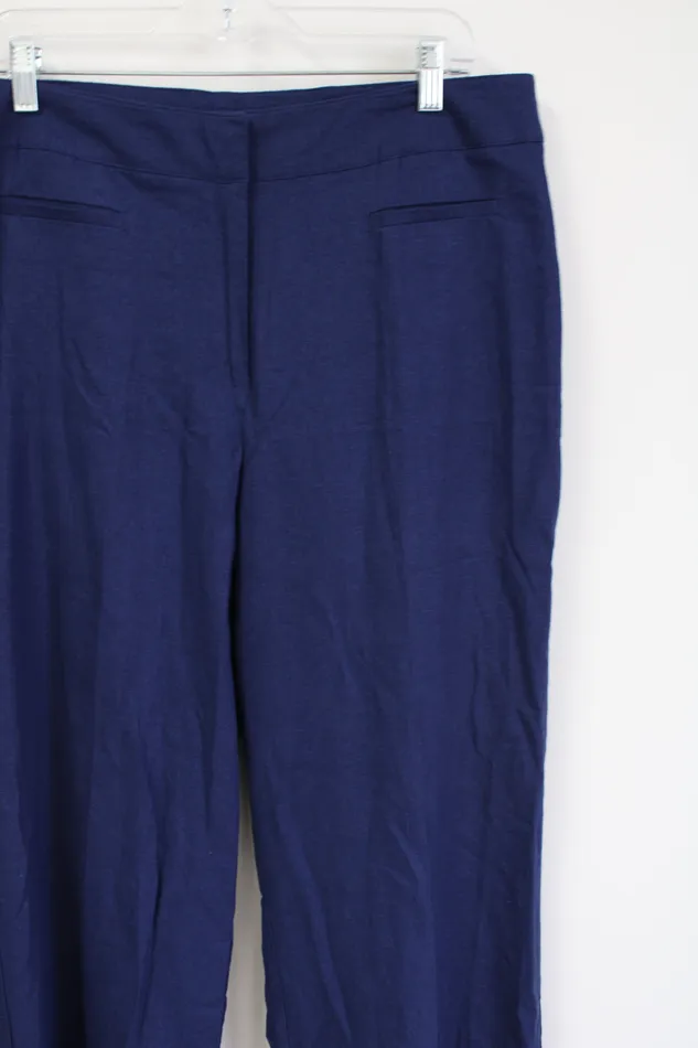 Chadwicks Rings Chadwicks Of Boston Blue Linen Trouser Pants 14