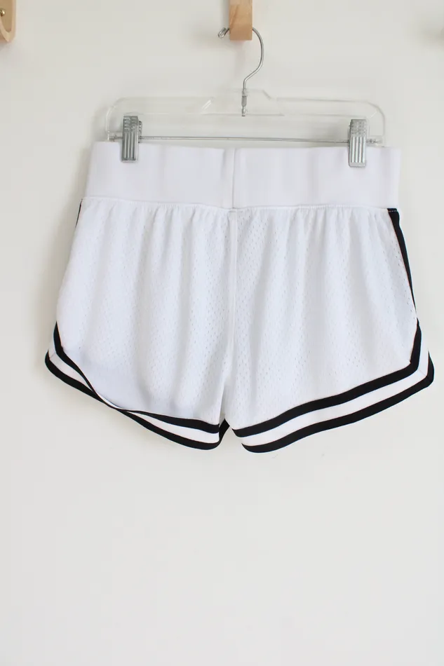Champion Rings Champion White Black Athletic Shorts S