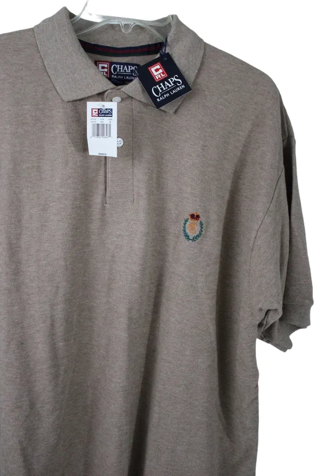 Chaps Earrings NEW Chaps Ralph Lauren Brown Polo M