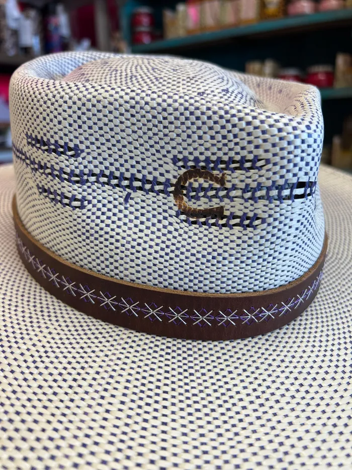 CHARLIE 1 HORSE Necklaces CHARLIE 1 HORSE ALWAYS BE MY BABY PURPLE STRAW HAT