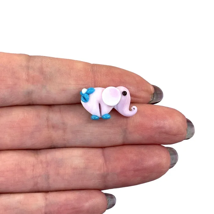 Charm Necklaces Peppy Beads Hand Made Murano Glass Elephant Charm Horizontal Hole Murano Glass Elephant Charm Charm Necklaces Peppy Beads Hand Made Murano Glass Elephant Charm Horizontal Hole Murano Glass Elephant Charm