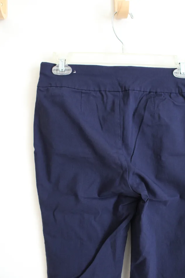 Chicos Earrings Chicos Fabulously Slimming Navy Pants 00 Regular