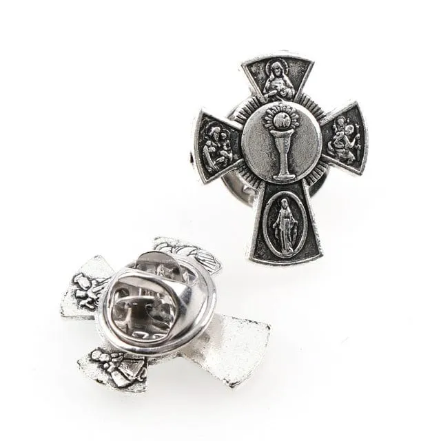 Christian Dove Cross Pin Lords Guidance Necklaces