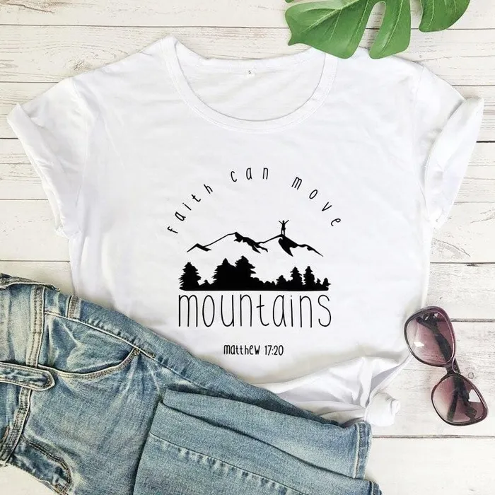 Christian TShirt br Matthew 1720 Lords Guidance Earrings