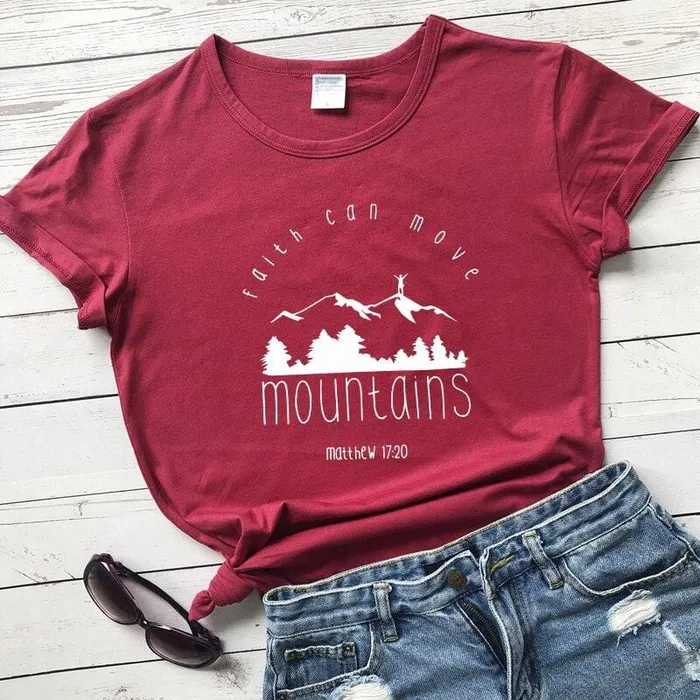 Christian TShirt br Matthew 1720 Lords Guidance Earrings