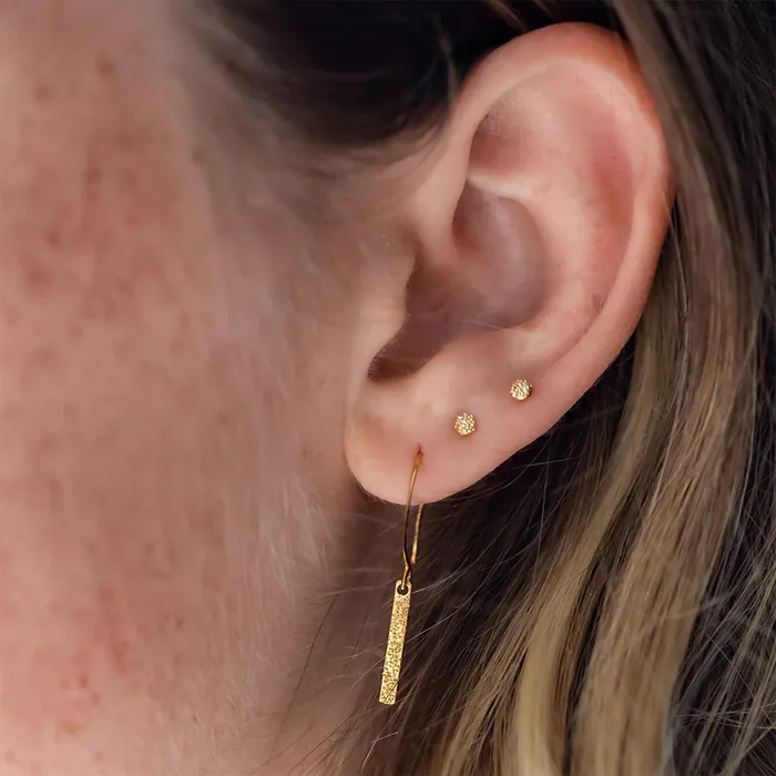 Christina Kober Earrings Diamond Dusted Fleck Studs Christina Kober Earrings Diamond Dusted Fleck Studs