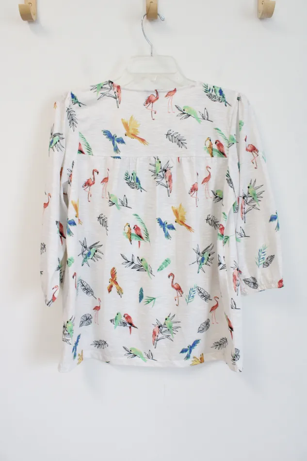 Christopher Banks Rings Christopher Banks White Parakeet Flamingo Top M
