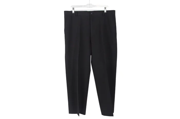 Claiborne Black Pinstriped Dress Pants 36X29 Claiborne Rings