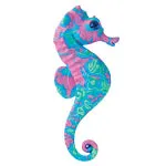 Clay Critters Painted Sea Horse Refrigerator Magnet CLAYCRITTERS Earrings