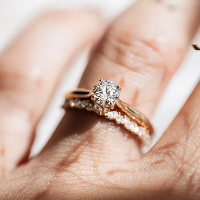 Consider Bridal Earth Mined Round Parlor Palm Engagement Ring Rings Consider Bridal Earth Mined Round Parlor Palm Engagement Ring Rings