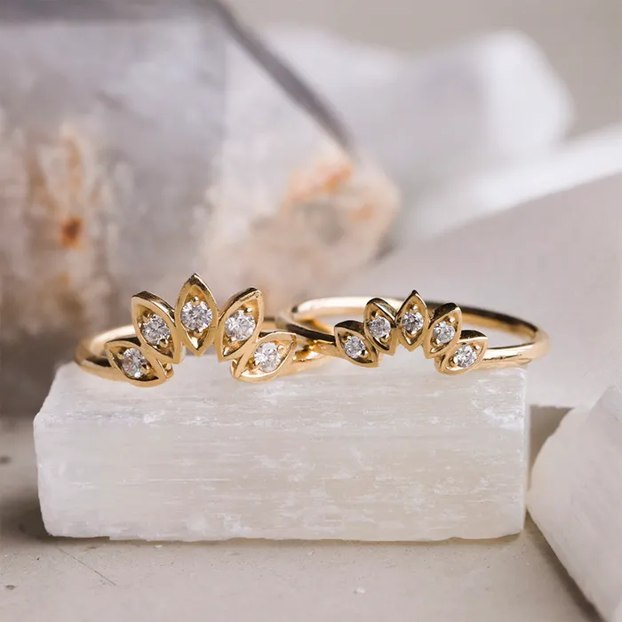 Consider Bridal Rings Water Lily Diamond Ring Earth Mined Consider Bridal Rings Water Lily Diamond Ring Earth Mined