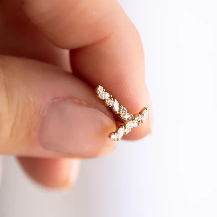 Consider the Wldflwrs Petite Cluster Stud Earring Earrings