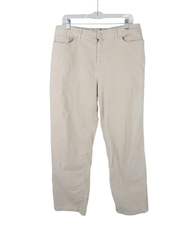 Croft Barrow Earrings Croft Barrow Beige Corduroy Stretch Pant 16
