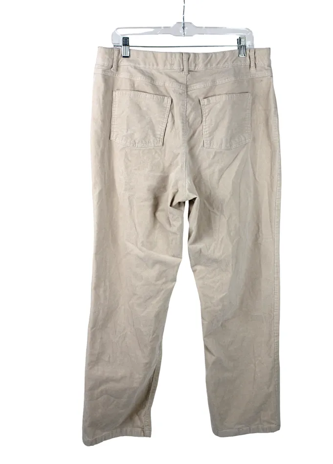 Croft Barrow Earrings Croft Barrow Beige Corduroy Stretch Pant 16