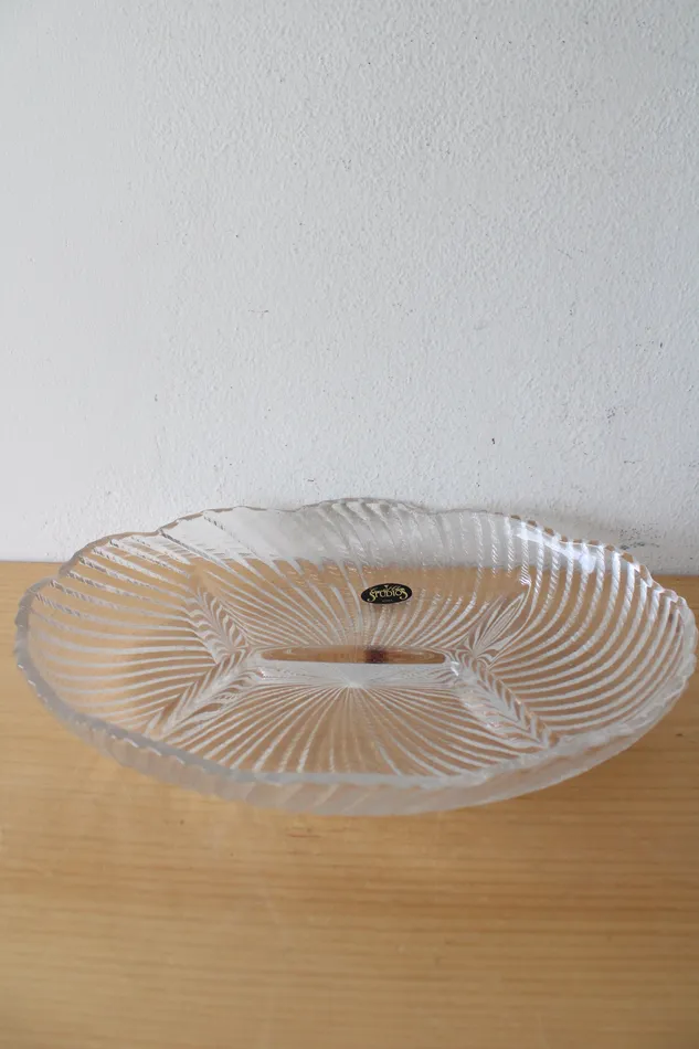 Crystal Clear Studios Crystal Clear Studios Etched Serving Platter Earrings