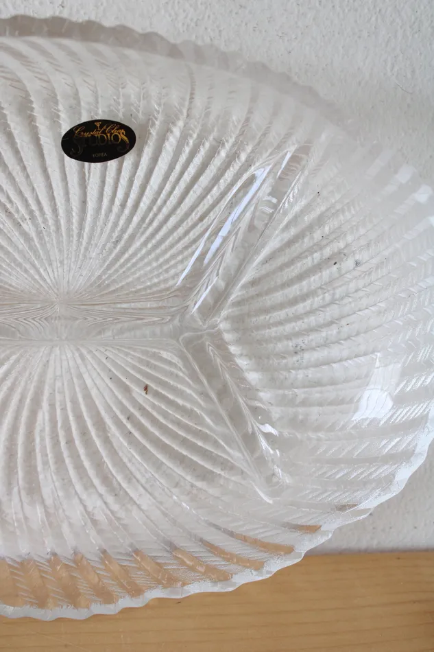 Crystal Clear Studios Crystal Clear Studios Etched Serving Platter Earrings