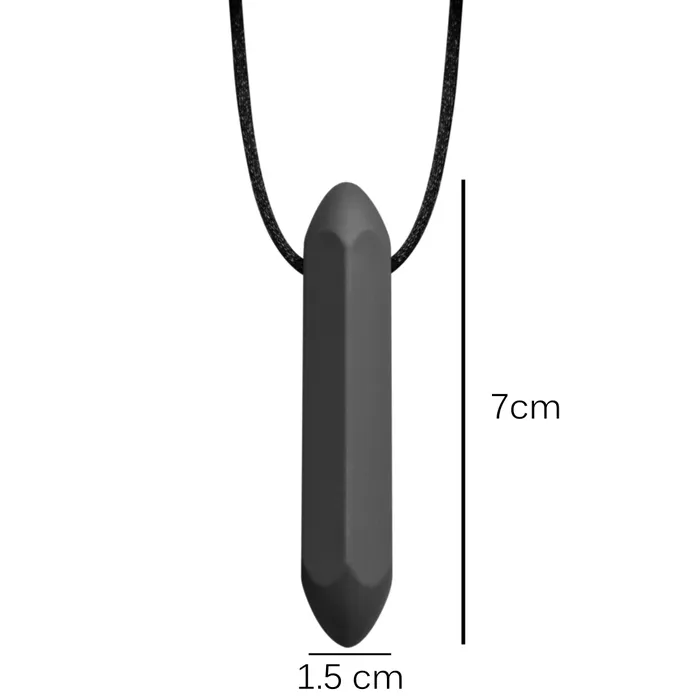 Crystal Pendant Mild Chew Munchables Necklaces