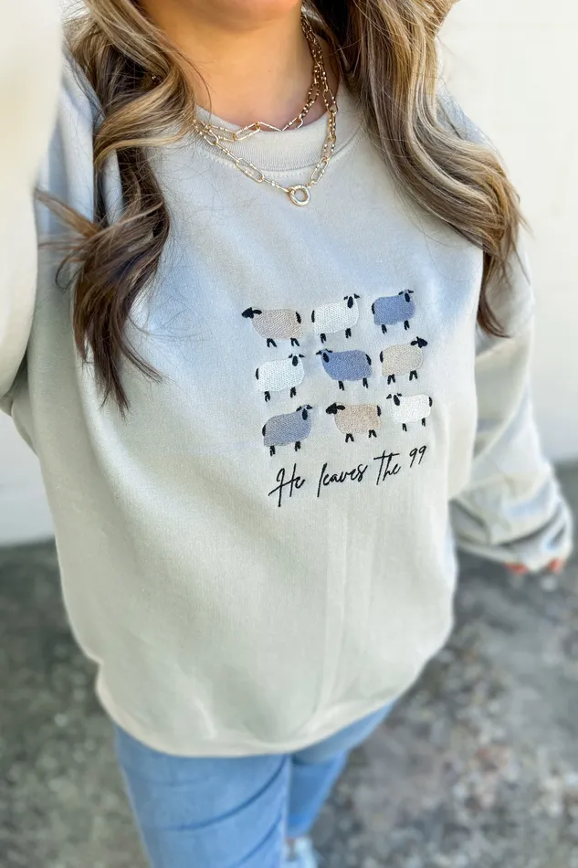 Dash Forward Earrings He Leaves The 99 Sweatshirt Tan