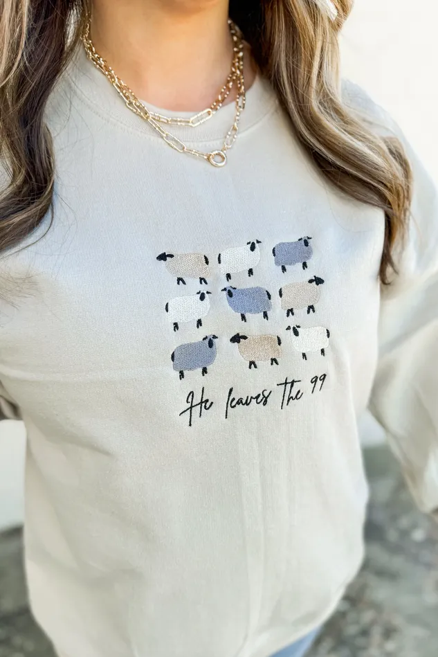 Dash Forward Earrings He Leaves The 99 Sweatshirt Tan