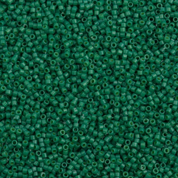 DB2127 Duracoat Opaque Spruce Miyuki Delica 110 Peppy Beads Earrings