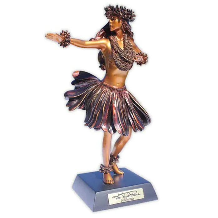 DBIHAWAII Kilohinani Cold Cast Statuette by Kim Taylor Reece Earrings