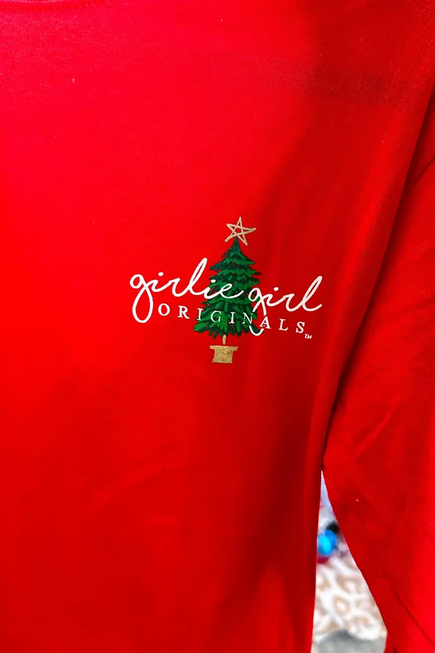 DEAL Im Dreaming of a White Christmas Long Sleeve Red Girlie Girl Necklaces