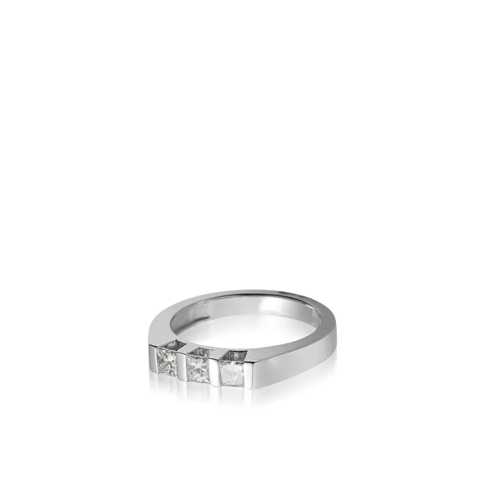 Devotion ThreeStone Diamond Ring John Atencio Rings