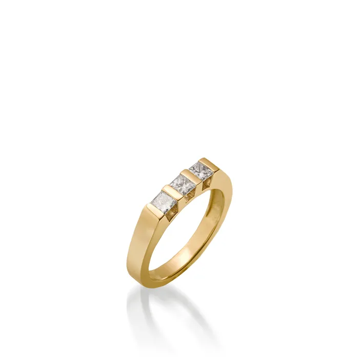 Devotion ThreeStone Diamond Ring John Atencio Rings