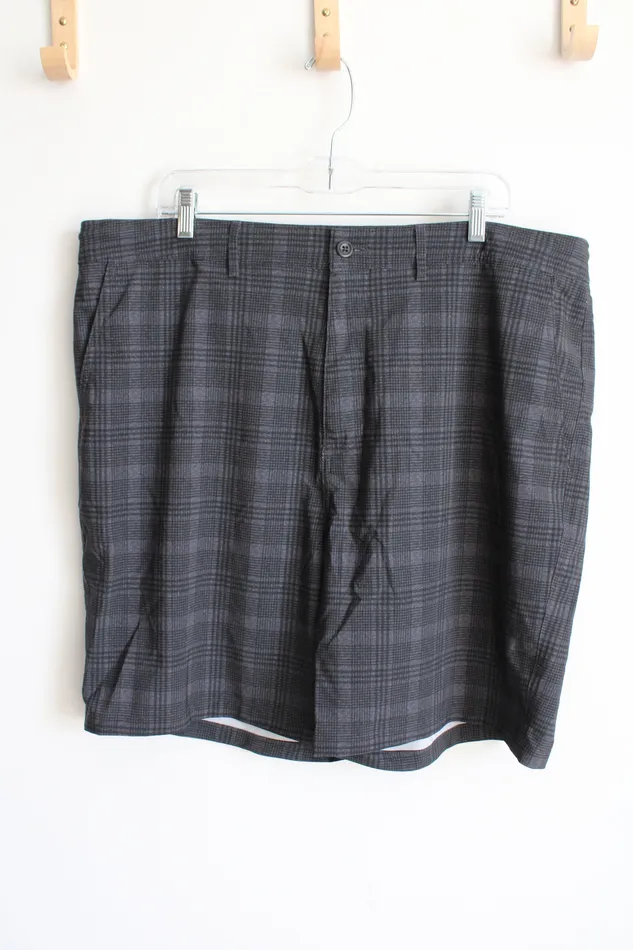 Dockers Dockers Gray Plaid Shorts 40 Earrings