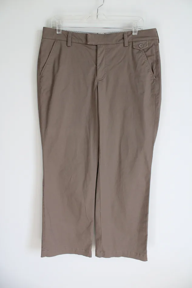 Dockers Earrings Dockers Mid Rise Curvy Brown Pants 12 Short