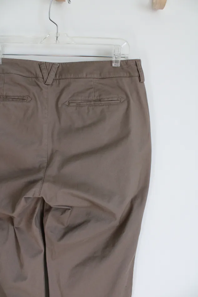 Dockers Earrings Dockers Mid Rise Curvy Brown Pants 12 Short