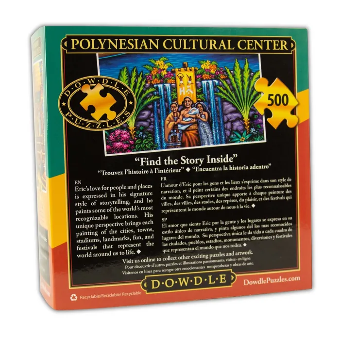 Dowdle Polynesian Cultural Center Jigsaw Puzzle 500 Pieces AMERICANAART Earrings