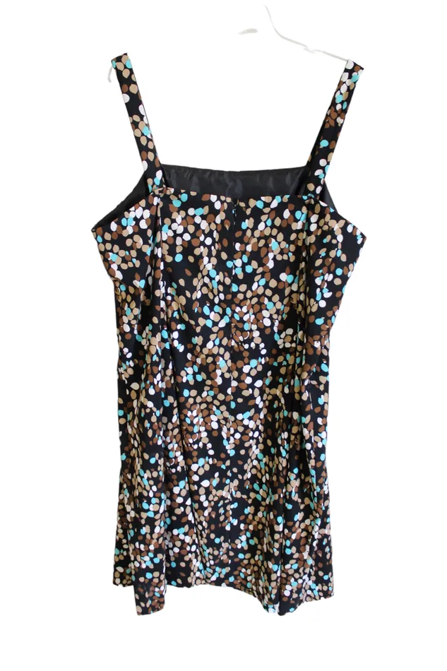 Dressbarn Dotted Black Dress 20W Dressbarn Rings