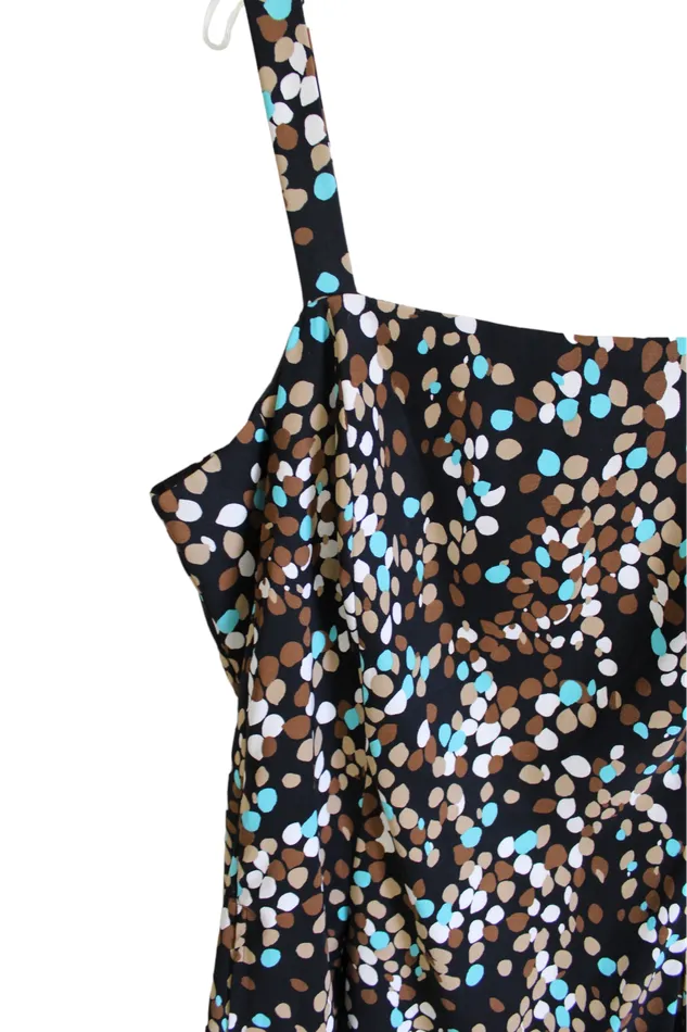 Dressbarn Dotted Black Dress 20W Dressbarn Rings