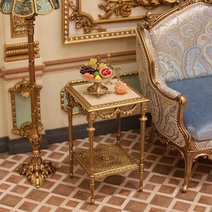 DSER Earrings Court Augustus II Furniture 16 Scale Side Table